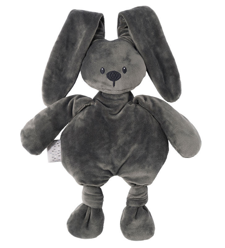 lapidou soft toy rabbit dark grey 30 cm 
